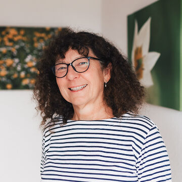 Mitarbeiterin Silke Leschert in der Hausarztpraxis Winselmann